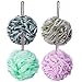 Novosun Loofah Bath Sponge Luffa Loofa Body Scrubber Soft Mesh Pouf Wash Puff Shower Puff Shower Ball Exfoliating Shower Sponge Pack of 4 (60g/pcs) - Image 2