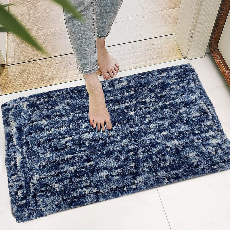 Status Contract Status Microfiber Floor Door Mat in Home Kitchen Office Entrance Mats ( 40 x 60 cm) (Brown) (2, Grey Blue) - Image 3