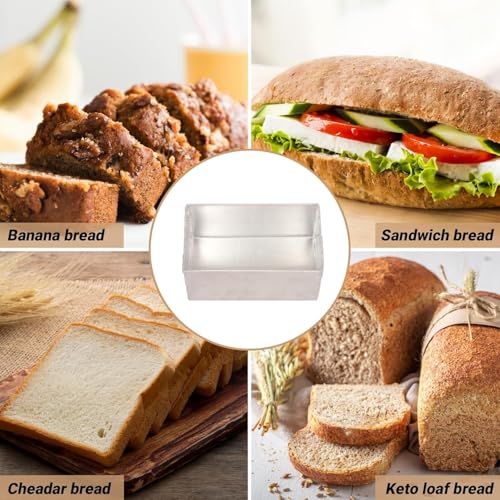 RINKLE TRENDZ Aluminium Bread Mould Bread Tin Loaf Bread Tin - 9 inches - Big Siz - Image 2