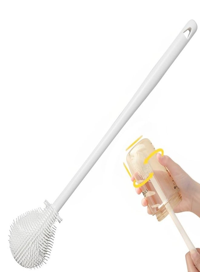 Sanivya Bottle Washing Brush with Long Handle, Hanging Bottle Cleaner for Cups, Glassware, Bottle Washer for Narrow Neck Containers - Image 1