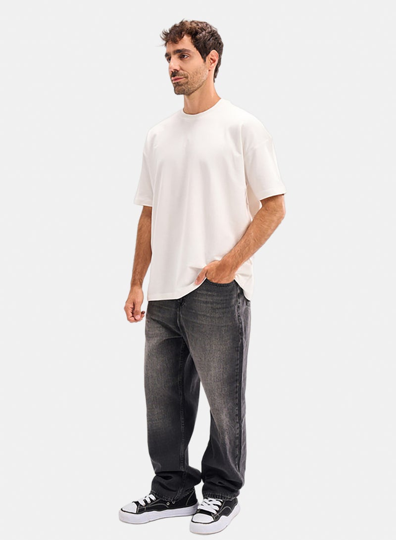 bowline Off White Basic Oversized T-shirt - Image 2