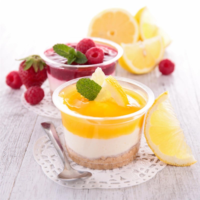 TOFLEN 100 Pack 8 oz Plastic Dessert Cups with Dome Lids, Clear Disposable Yogurt Parfait Cups with Lids, Individual Party Serving Snack Cups for Fruit Dessert Cake Pudding - Image 5
