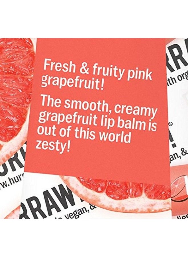 Hurraw! Grapefruit Lip Balm 3 Pack: Organic Certified Vegan Cruelty and Gluten Free NonGMO 100% Natural Ingredients Bee Shea Soy and Palm Free Made in USA  - Image 4