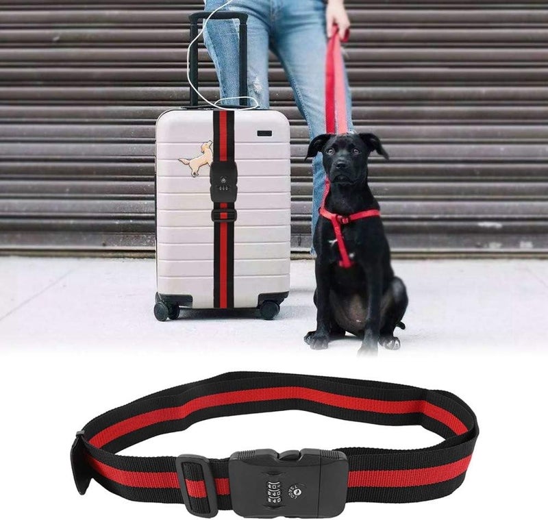 klarako Security Luggage Lock, Luggage Strap, Straps Travel Suitcase Belt TSA Combination Lock - Image 3