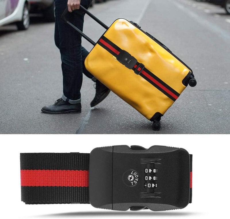 klarako Security Luggage Lock, Luggage Strap, Straps Travel Suitcase Belt TSA Combination Lock - Image 2