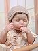 Cloveray Reborn Baby Dolls 20 Inch Real Baby Dolls That Look Real Full Body Vinyl Girl Doll in Beige Outfit with Accessories Gift for Girls Ages 3 Pretend Play Collectors - Image 4
