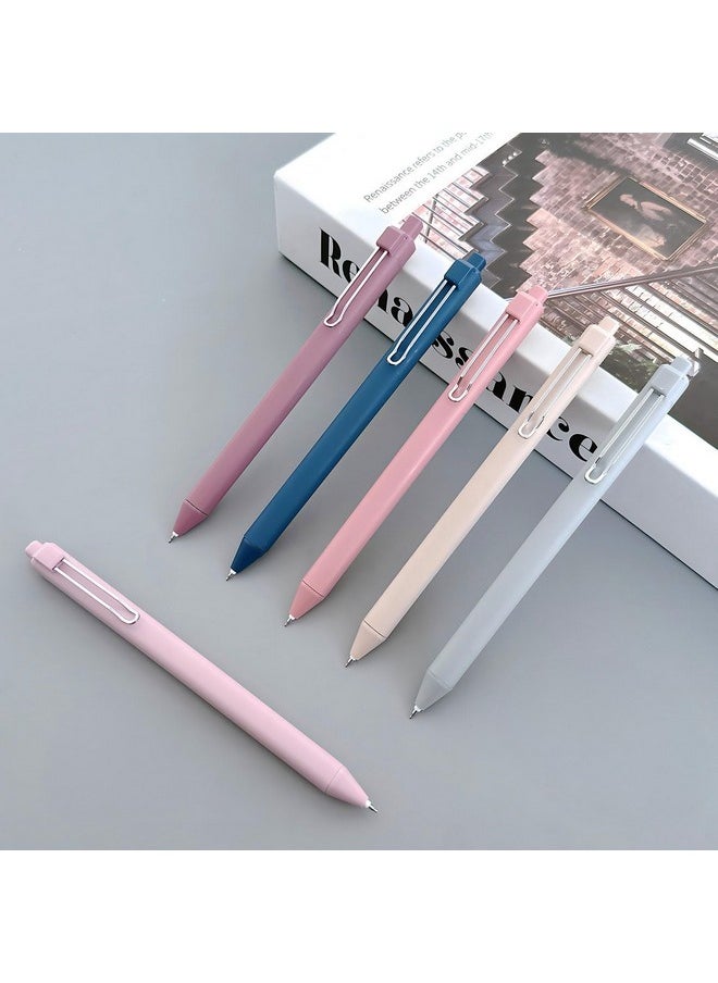 allydrew Retractable Black Ink Gel Pens, 0.5Mm Fine Point, Stationery Supplies For Home Office School (Set Of 6), Stormy  - Image 4