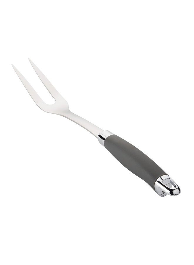 Anolon SureGrip Stainless Steel Meat Fork/Kitchen Tool, 13.25 Inch, Gray,46288 - Image 1