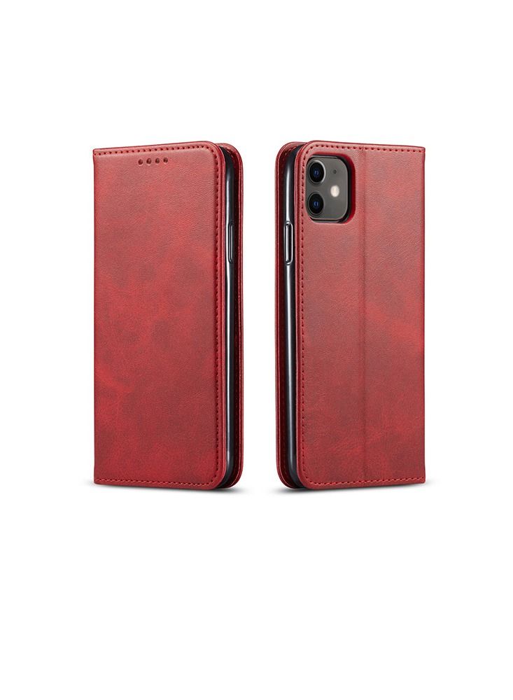 Loquat Suitable For IPhone Magnetic Attraction Flip Cover Protective Sleeve - Image 1