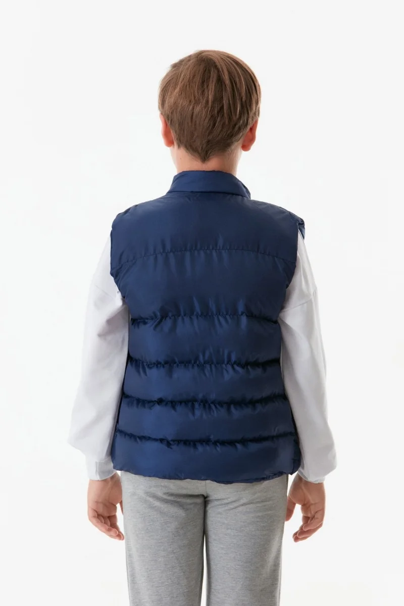FullaModa Embroidered Zippered Unisex Children's Vest