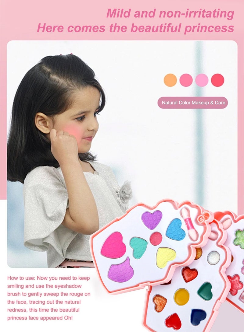 ما بيبي مجموعة مكياج للأطفال، مستحضرات تجميل حقيقية للأميرات قابلة للغسل، ألعاب لعب أنيقة للفتيات الصغيرات، هدايا عيد ميلاد ألعاب تظاهر للفتيات - Image 3