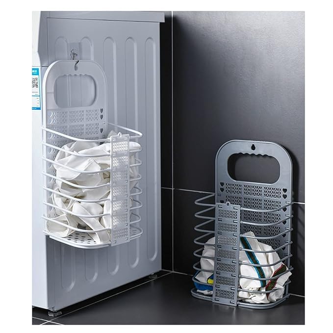 KIDINGTON Laundry Baskets Folding Hampers Storage Basket Saving Space with Handle for Organizing Home Clothes Towels and Toy 1pcs - Image 1