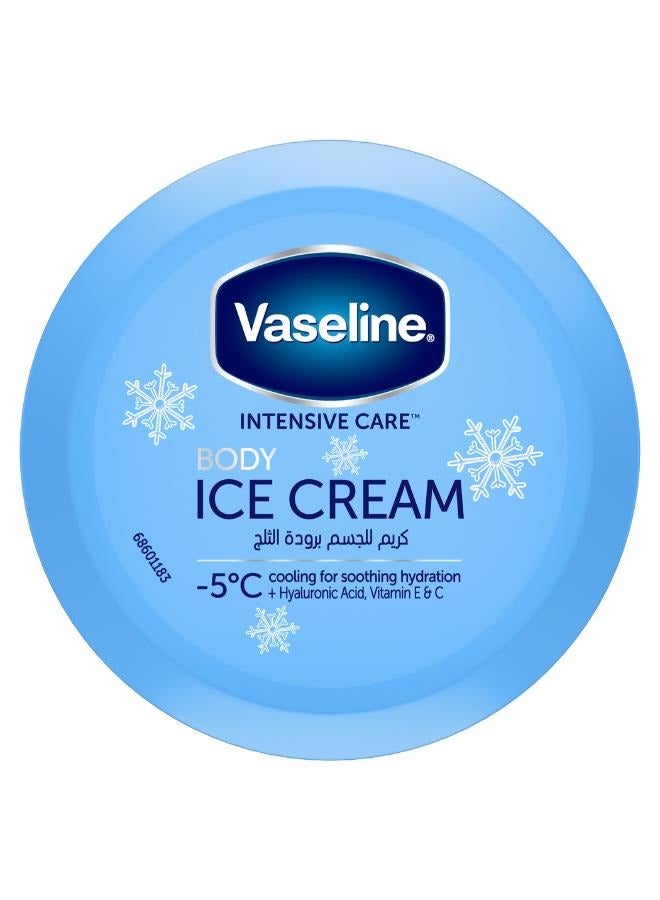 Vaseline Intensive Care Body Ice Cream 200 ml, Blue - Image 1