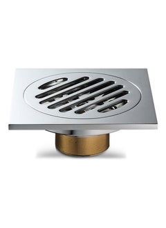 Floor Drain Anti-Odor Shower Silver/Golden 11 x 5 11cm