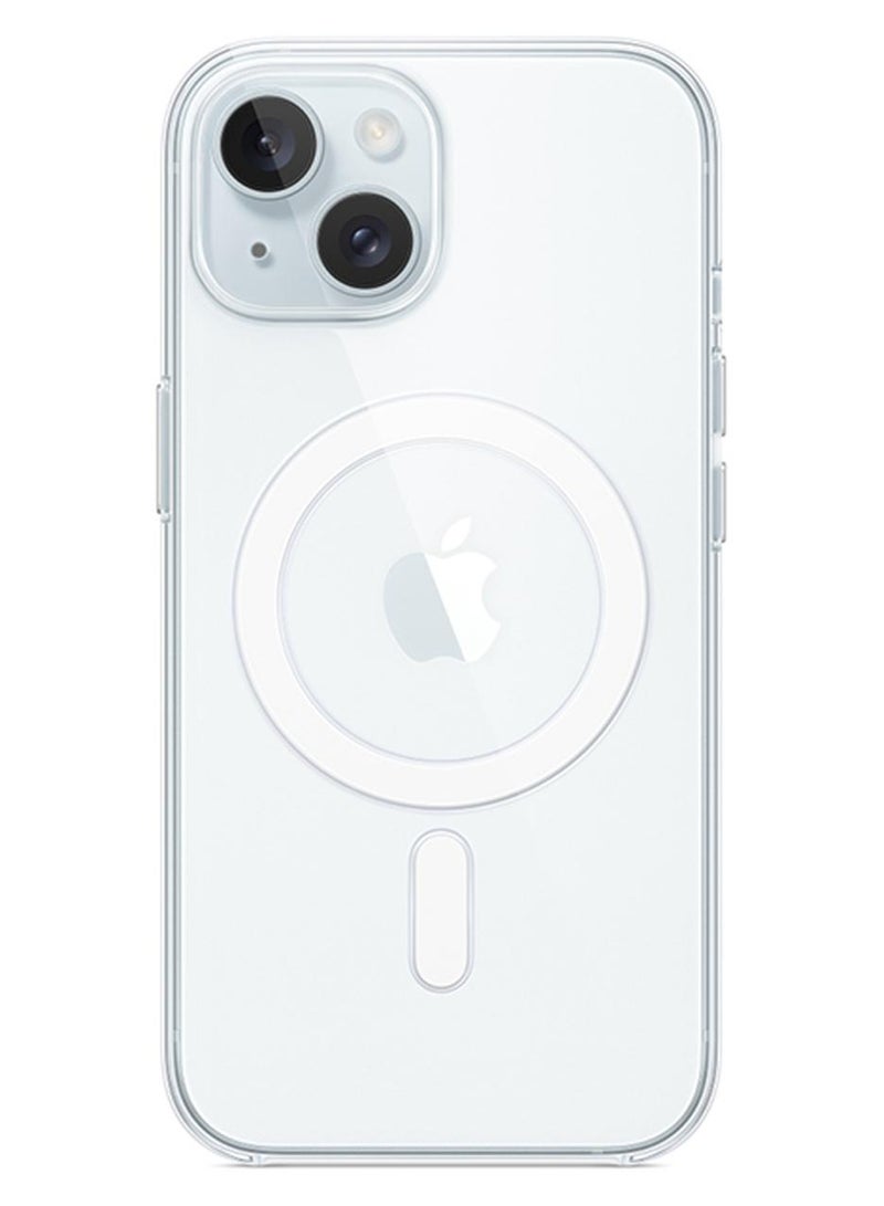 Apple iPhone 15 Clear Case with MagSafe Clear - Image 1
