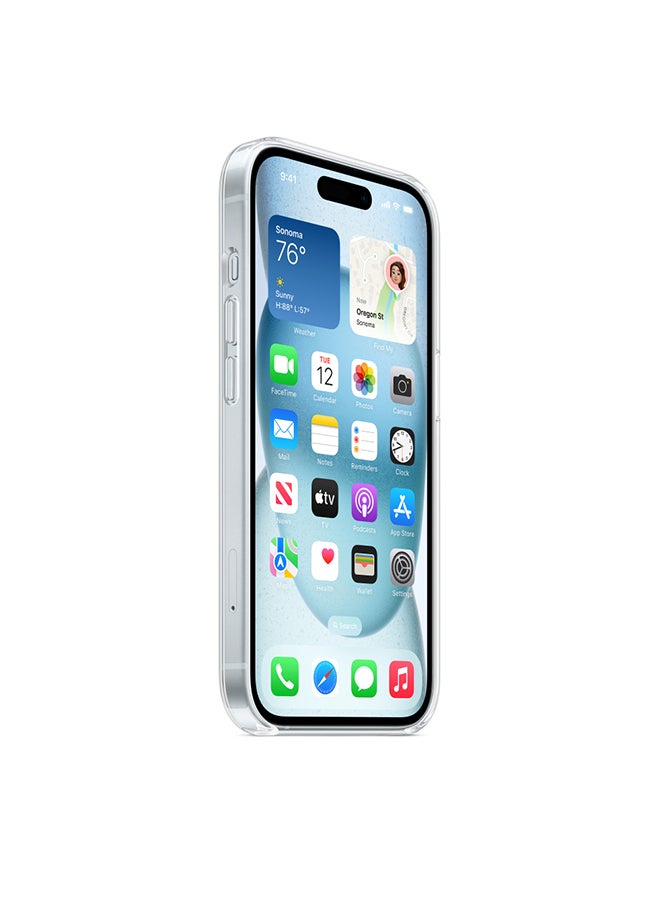 Apple iPhone 15 Clear Case with MagSafe Clear - Image 5