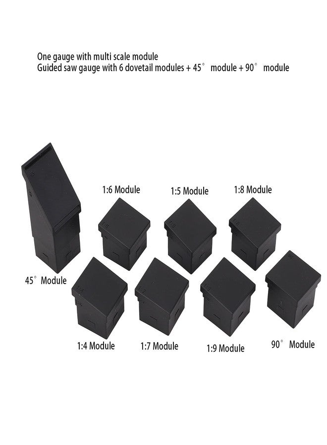 Jectse Miter Dovetail Rail Saw Ruler with Magnetic Accuracy, Double Sided Design, Essential Woodworking Tool for Cuts, Miter, Dovetail Rail Saw Ruler, Cutting Ruler - Image 2