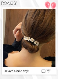 8Pcs Twist Hair Bun Makers Set, 4 Magic Convenient Wire Bow Donut Buns Shaper and 4 Flower Pearl Long Strip Twist Hair Rod with 100 Hairpins, DIY Hair Styling Accessories for Women Girls - pzsku/ZA4338D99A46E14972619Z/45/_/1705547270/8e242819-c004-40a8-9bbf-105b89dff10d