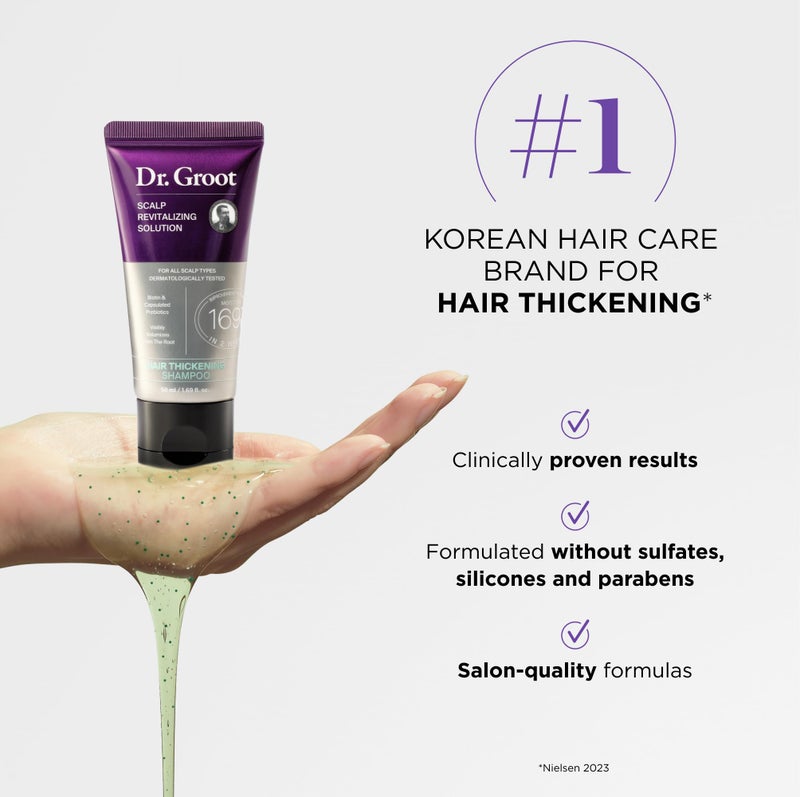 Dr.Groot Dr. Groot Scalp Revitalizing Solution Thickening Essentials Travel Set - Image 3