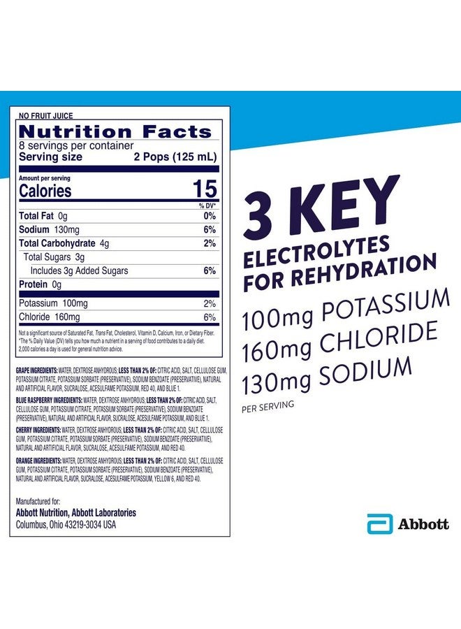 Pedialyte Freezer Pops - Assorted Flavors - 2.1 Ounce - 16 ct (Pack of 3) - Image 2