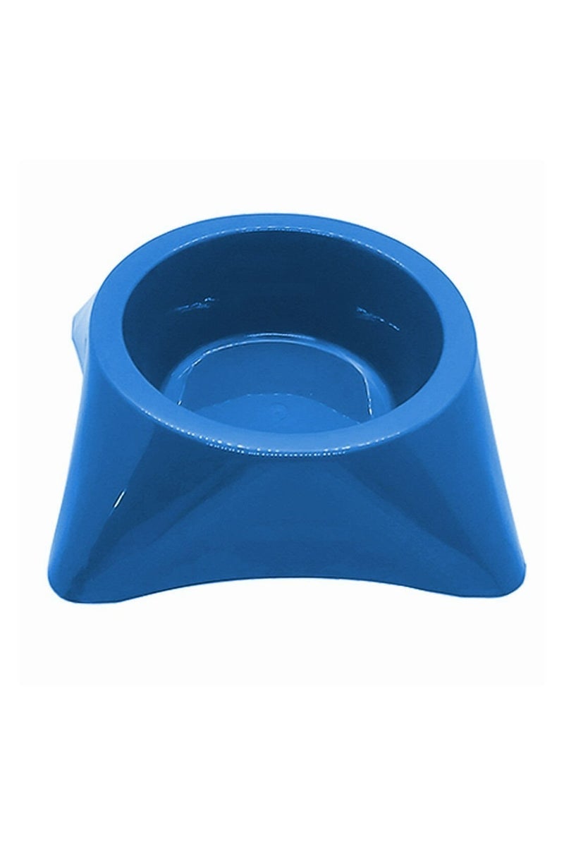 Plastic Dog Food & Water Bowl – Blue