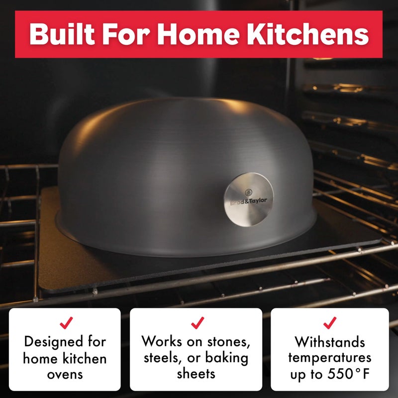 Brod & Taylor Ultralight Baking Shell for Sourdough Bread (Boule) â€“ No Preheating Needed for Crispy Crust and Even Baking - Image 5