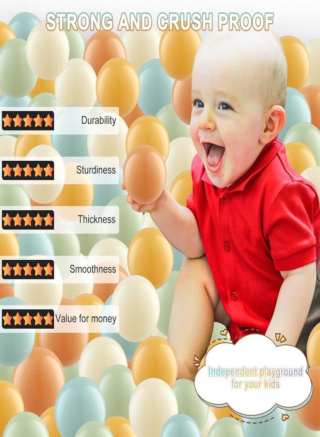 FHRILEK 50-Piece Ball Pit Balls, 2.2 Inch ASTM Standard Crushproof Play Balls, BPA Lead Phthalate Free, Portable Quiet Balls for Travel, Indoor Play & Party Decor - Image 3