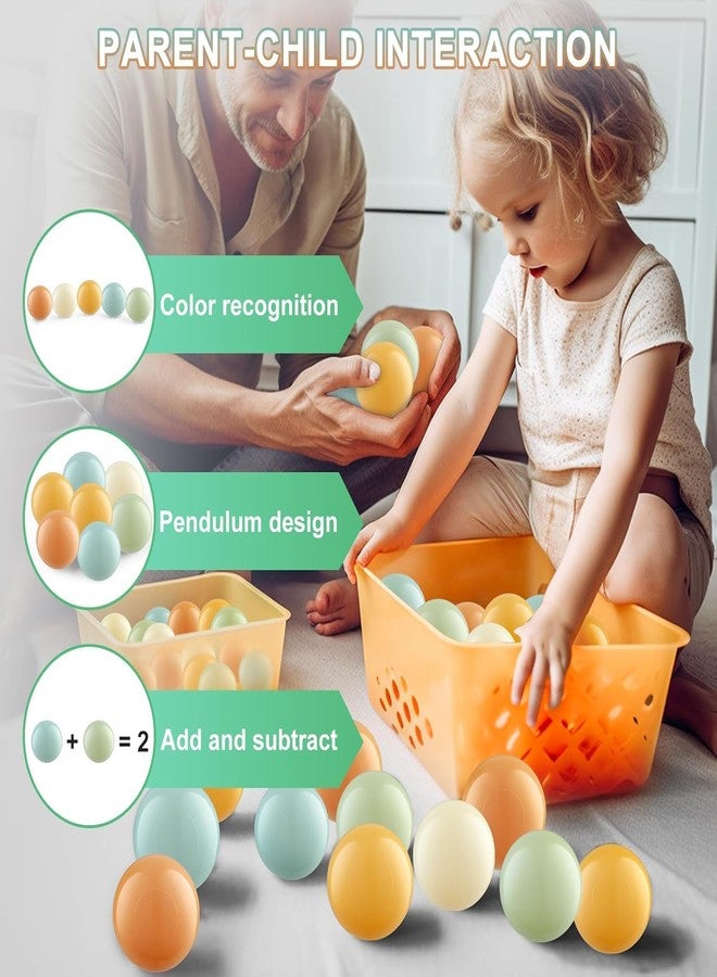 FHRILEK 50-Piece Ball Pit Balls, 2.2 Inch ASTM Standard Crushproof Play Balls, BPA Lead Phthalate Free, Portable Quiet Balls for Travel, Indoor Play & Party Decor - Image 4