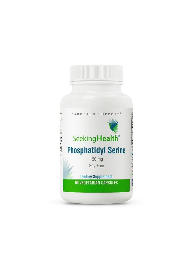 Seeking Health Seeking Health Phosphatidylserine - Brain Support Supplement with Sunflower Oil & Phospholipids - Vegetarian & Gluten-Free Capsules - 150 mg, 60 Capsules  - Image 1