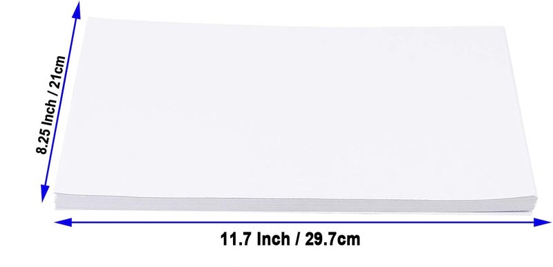 KOHAND 200 Sheets 8.25 x 11.7 Inch White Cardstock Paper, 180 Gsm Card Stock Printer Paper for School Home Craft Projects, Fits Most Printers - Image 2