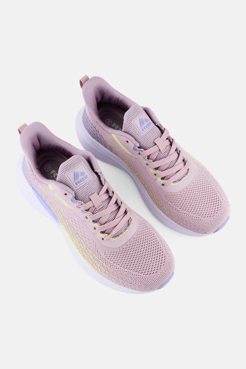 RBX Women Lace Up Running Shoes, Light Mauve - Image 4
