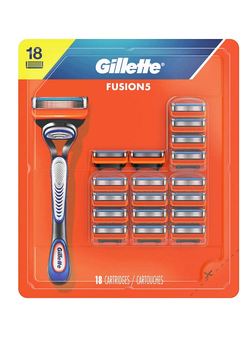 Gillette 18-Piece Fusion5 Power Men's Razor Blades Refill  - Image 1