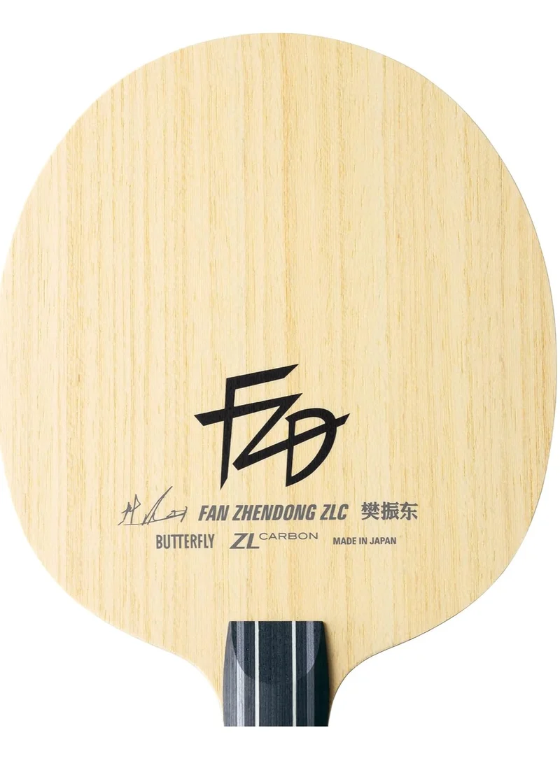 باترفلاي Butterfly Fan Zhendong ZLC Table Tennis Blade Professional Butterfly Table Tennis Blade FL (Flared) Handle Styles Made in Japan 4906901218192