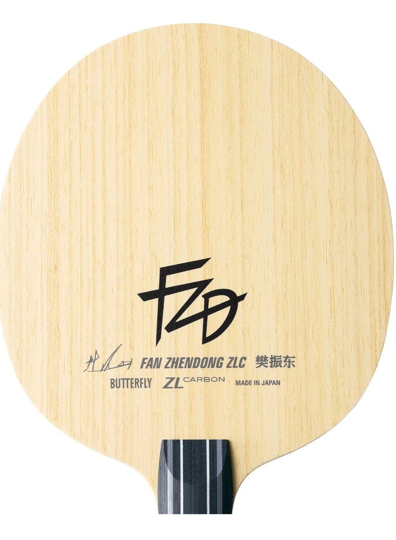 باترفلاي مضرب تنس طاولة احترافي Butterfly Zhendong ZLC بمقبض FL صُنع في اليابان - Image 2