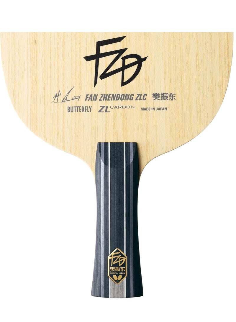 باترفلاي مضرب تنس طاولة احترافي Butterfly Zhendong ZLC بمقبض FL صُنع في اليابان - Image 1