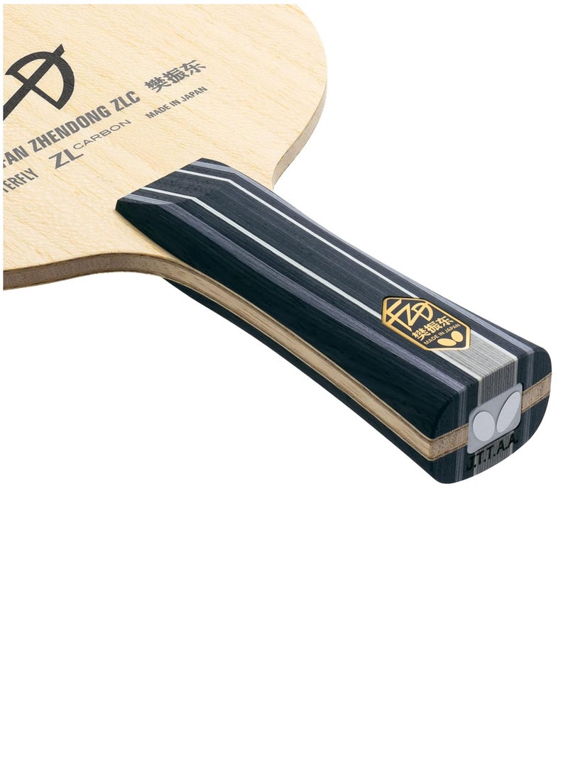 باترفلاي مضرب تنس طاولة احترافي Butterfly Zhendong ZLC بمقبض FL صُنع في اليابان - Image 4
