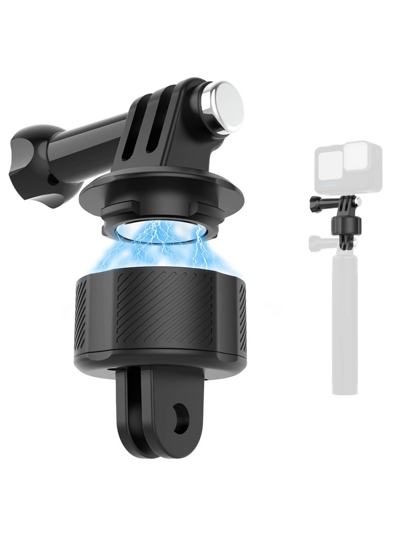 Generic Magnetic Accessories for GoPro, Quick Release Base for Bike, Selfie Stick, Monopod, Tripod Mount, Compatible with GoPro Hero 12 11 10 Black, Akaso, Insta, DJI and More, Magnetic Accessories  - Image 1
