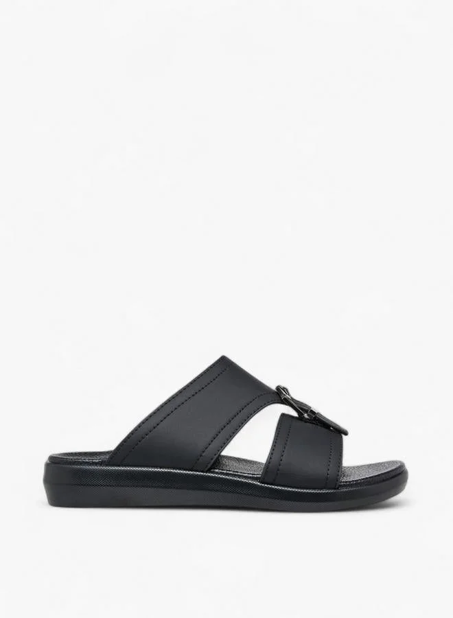 LBL by Shoexpress Buckle Detail Slip-On Comfort Sandals