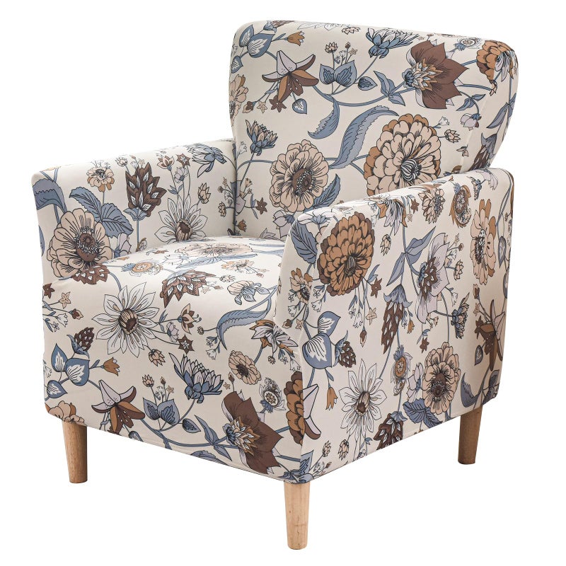 Fuangui Banquet Armchair Slipcover Chair Covers With Arms Stretch Club Chair Slipcover Soft Armchair Sofa Covers Anti-Slip Furniture Protector For Dogs Pets Home Living Room Decor - Image 1