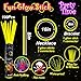 ILHSTY 100 pk Glow Sticks Bulk Party Favors and Decorations 8 Glow in the Dark Party Supplies For Halloween Neon Party Light up Glow sticks Necklaces Bracelets Yellow100 - Image 4