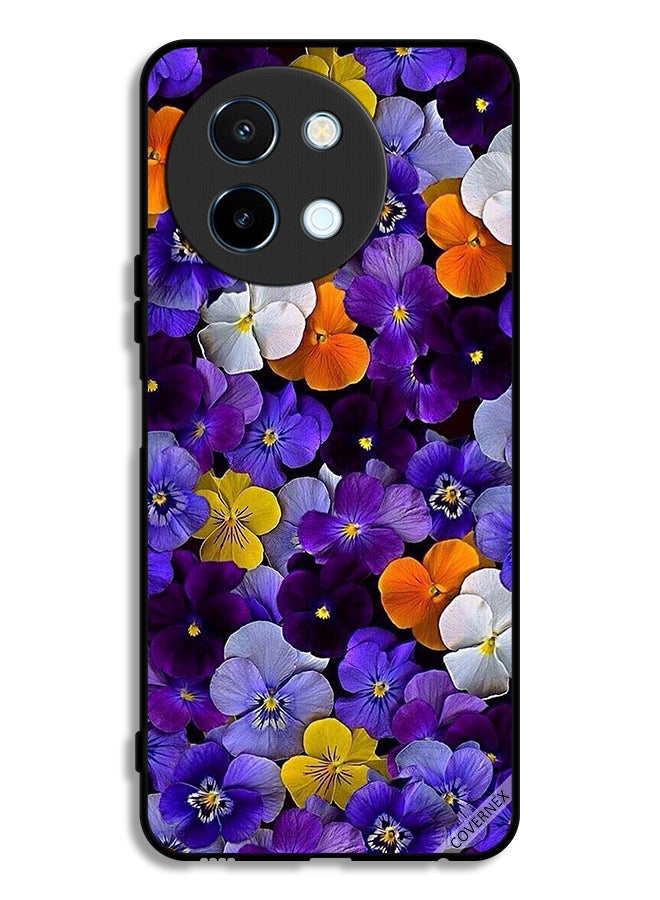 Covernex Vivo Y38 5G Protective Case Cover Small Flowers - Image 1
