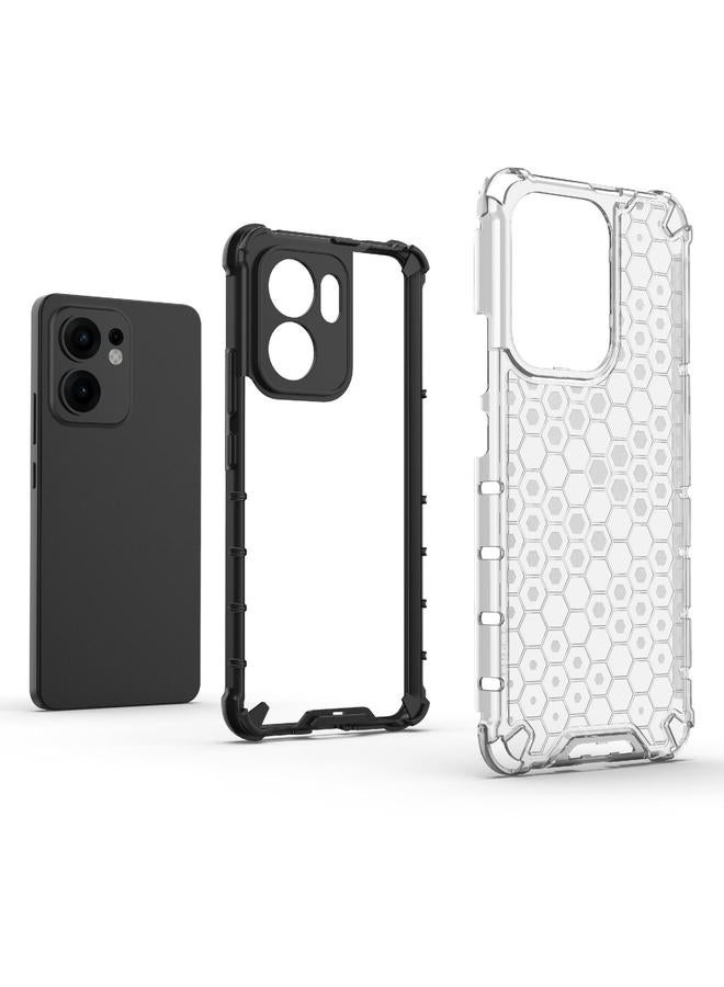 اس-توب جراب هاتف OPPO Reno13 F 5G Global Honeycomb مقاوم للصدمات - Image 5