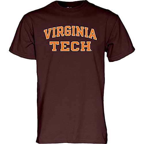 Blue 84 Men's Virginia Tech Hokies T-Shirt Arched Team Color, Team Color, Large - Image 2