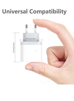 Generic 20W Fast USB C Travel Charger Plug Adaptor for iPhone 14/14 Plus/14 Pro/14 Pro Max/13 12 11 SE XR XS Max X, Galaxy, Power Adapter USBC UK Charging  - Image 3