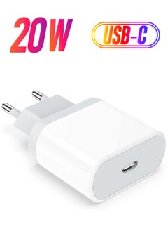 Generic 20W Fast USB C Travel Charger Plug Adaptor for iPhone 14/14 Plus/14 Pro/14 Pro Max/13 12 11 SE XR XS Max X, Galaxy, Power Adapter USBC UK Charging  - Image 1