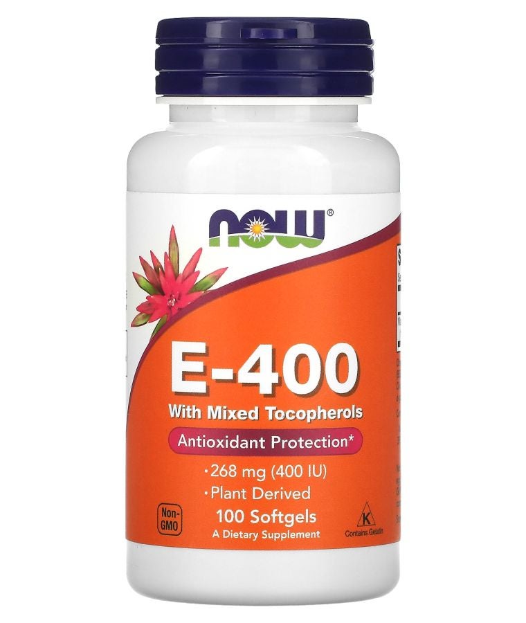 E-400 with Mixed Tocopherols 268 mg (400 IU) 100 Softgels