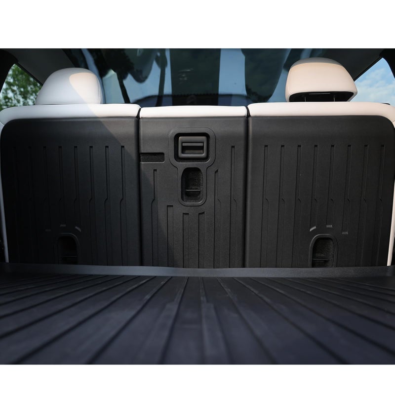 CYBERBEANS for Tesla Model Y Juniper Rear Seat Back Cover All Weather TPE SeatBack Liner Pad Back Protector Interior Accessories 2025 2026 (5 Seats) - Image 2