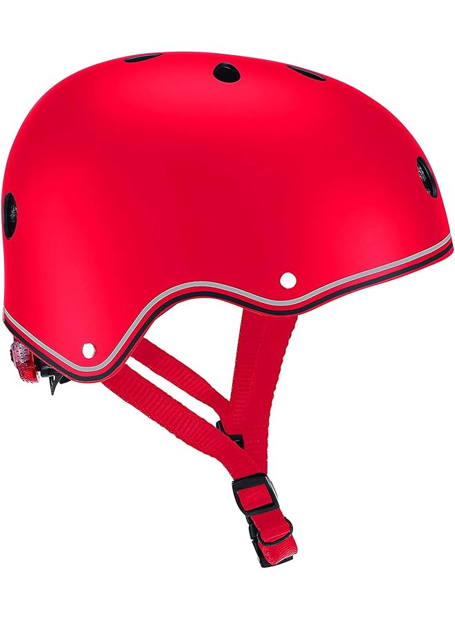 جلوبير أضواء خوذة للأطفال XS/S (48 53 سم) جديدة باللون الأحمر - Image 1