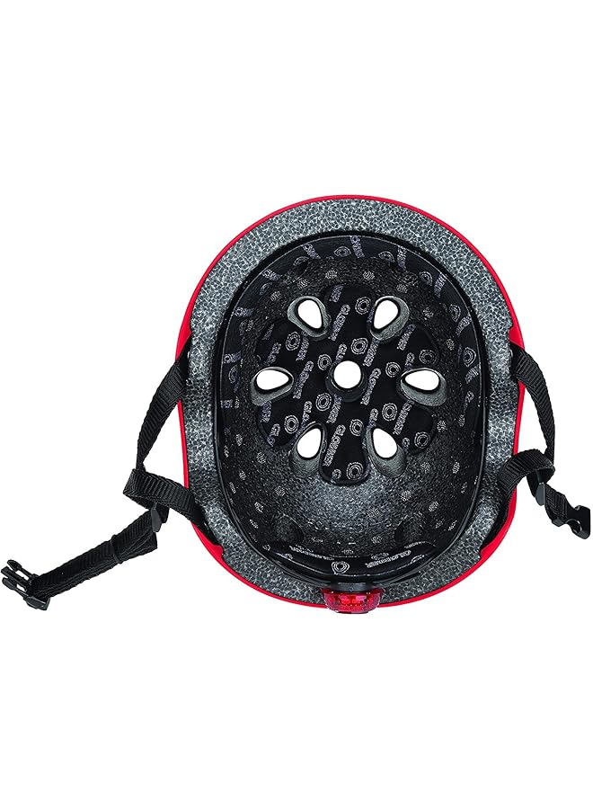 جلوبير أضواء خوذة للأطفال XS/S (48 53 سم) جديدة باللون الأحمر - Image 3