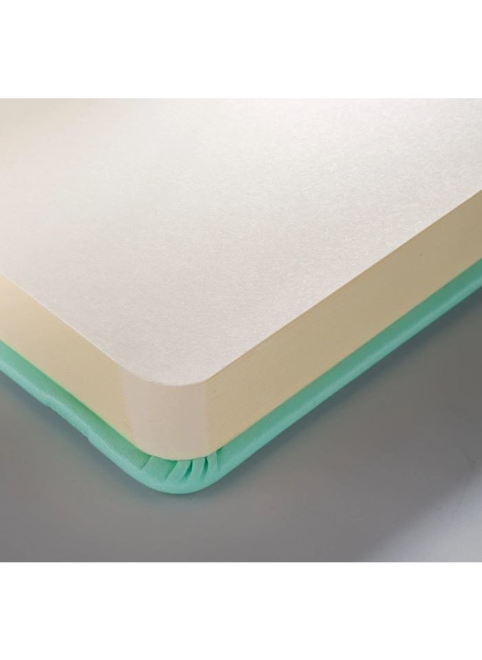 Talens Sketchbook Hard Cover Sketch Drawing Book 13 x 21 cm 140 gr 80 Yp Pastel Mint Green  - Image 3